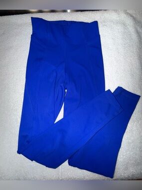 Five Dancewear Bright Royal Blue High-Waist Leggings Size Youth X-Large